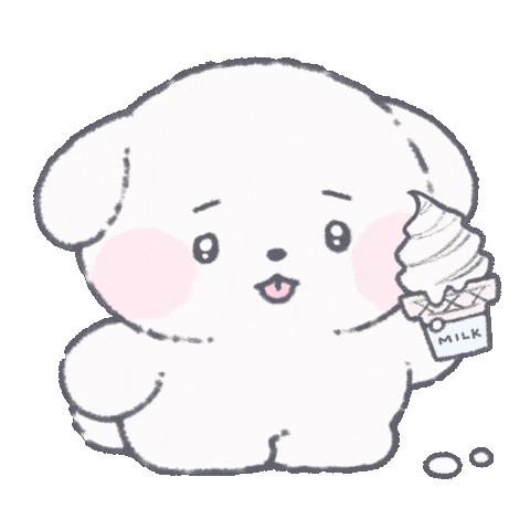 Dog Icecream Sticker