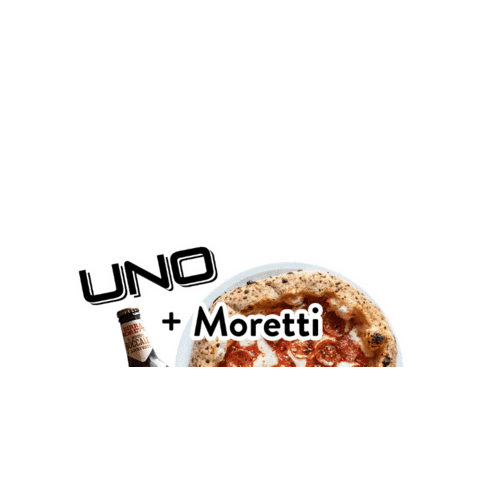Birramoretti Sticker by UNO Pizza