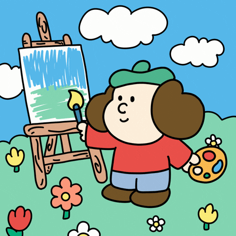 Happy Illustration GIF by Winnie Gu 顾韵昀