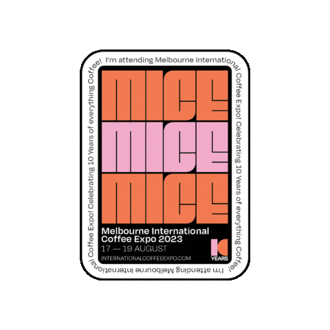 InternationalCoffeeExpo Sticker