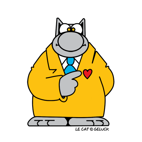LE CAT © PHILIPPE GELUCK GIF
