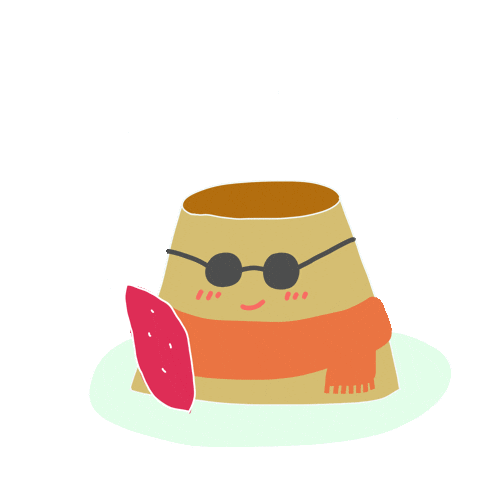 Pudding ぷりん Sticker