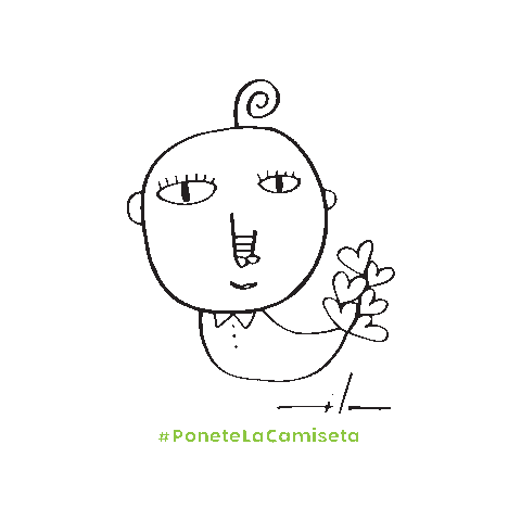 Ponetelacamiseta Sticker by Fundación Flexer
