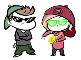 Bad Boy Party Sticker