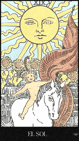 The Sun Tarot Card GIF by Luna y el Tarot