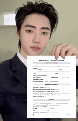 Get A Job Sunghoon GIF