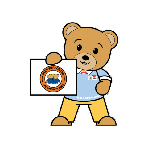 SAM Bear of SGH Sticker