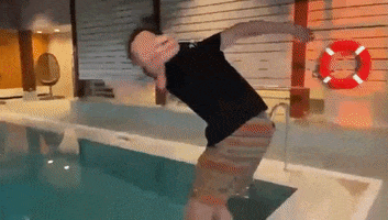 StreamEins water live jump pool GIF