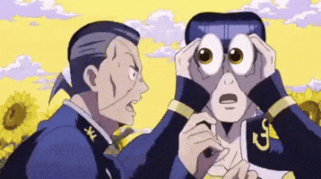 Noticing Jojos Bizzare Adventure GIF