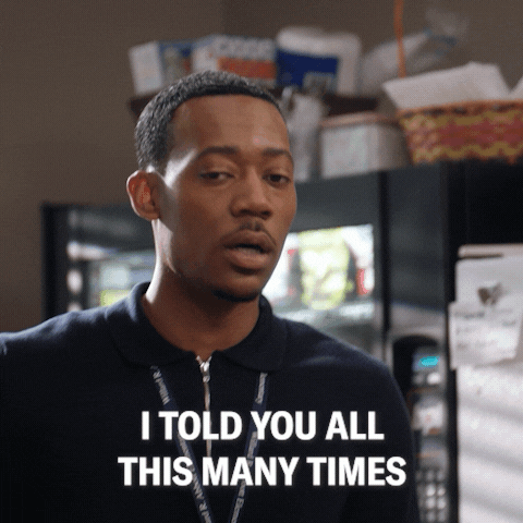 Giphy - Tired Tyler James Williams GIF by ABC Network