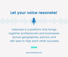 Halloclub halloclub social audio media professional audio chat GIF