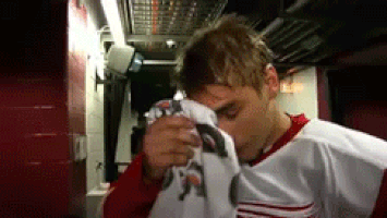 sweating red wings GIF