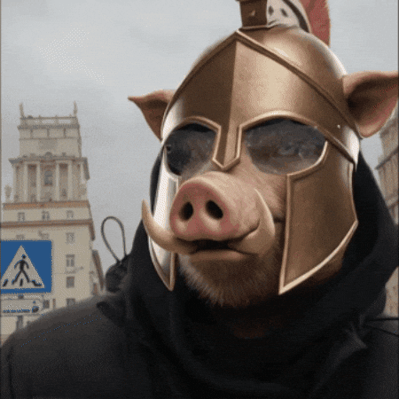 Pig Sparta GIF