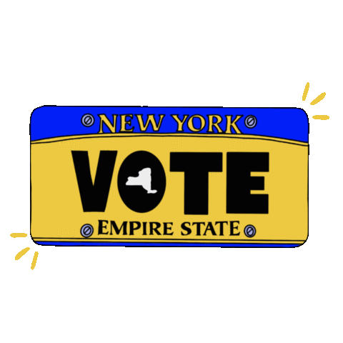 Register To Vote New York Sticker