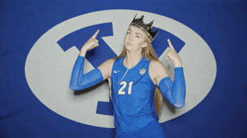 Serious Queen GIF by BYU Cougars