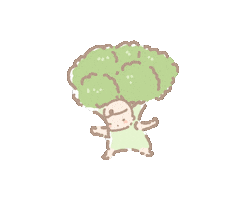 Broccoli 赤ちゃん Sticker by fuuu