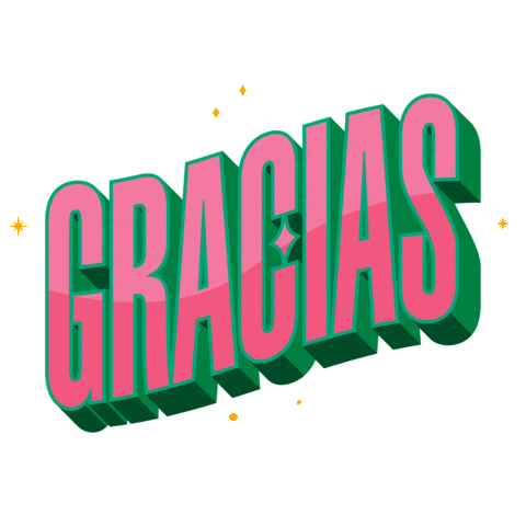 Thanks Gracias Sticker