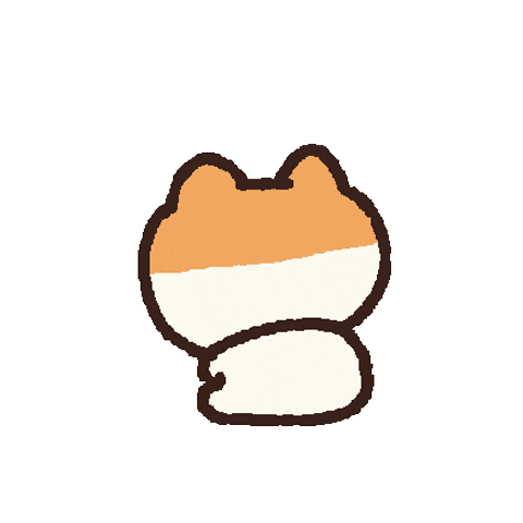 Hungry Cat Sticker by LINE FRIENDS