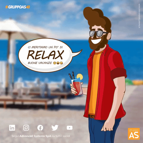 Relax Sea GIF by Advanced Systems SpA