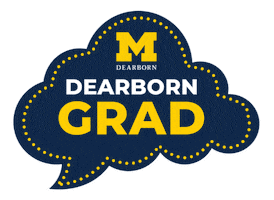 Grad Class Of 2022 Sticker by University of Michigan-Dearborn