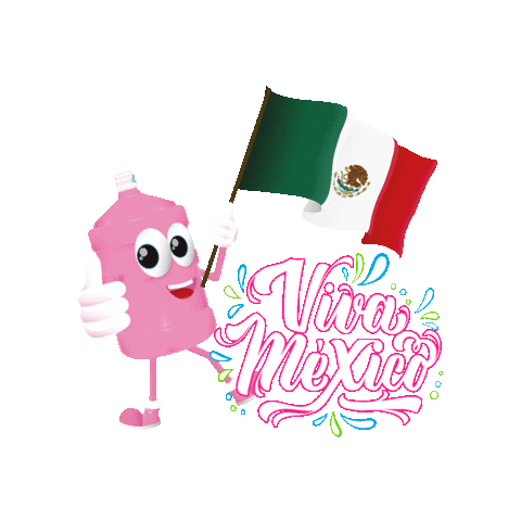 Viva Mexico Bido Sticker by Agua Inmaculada