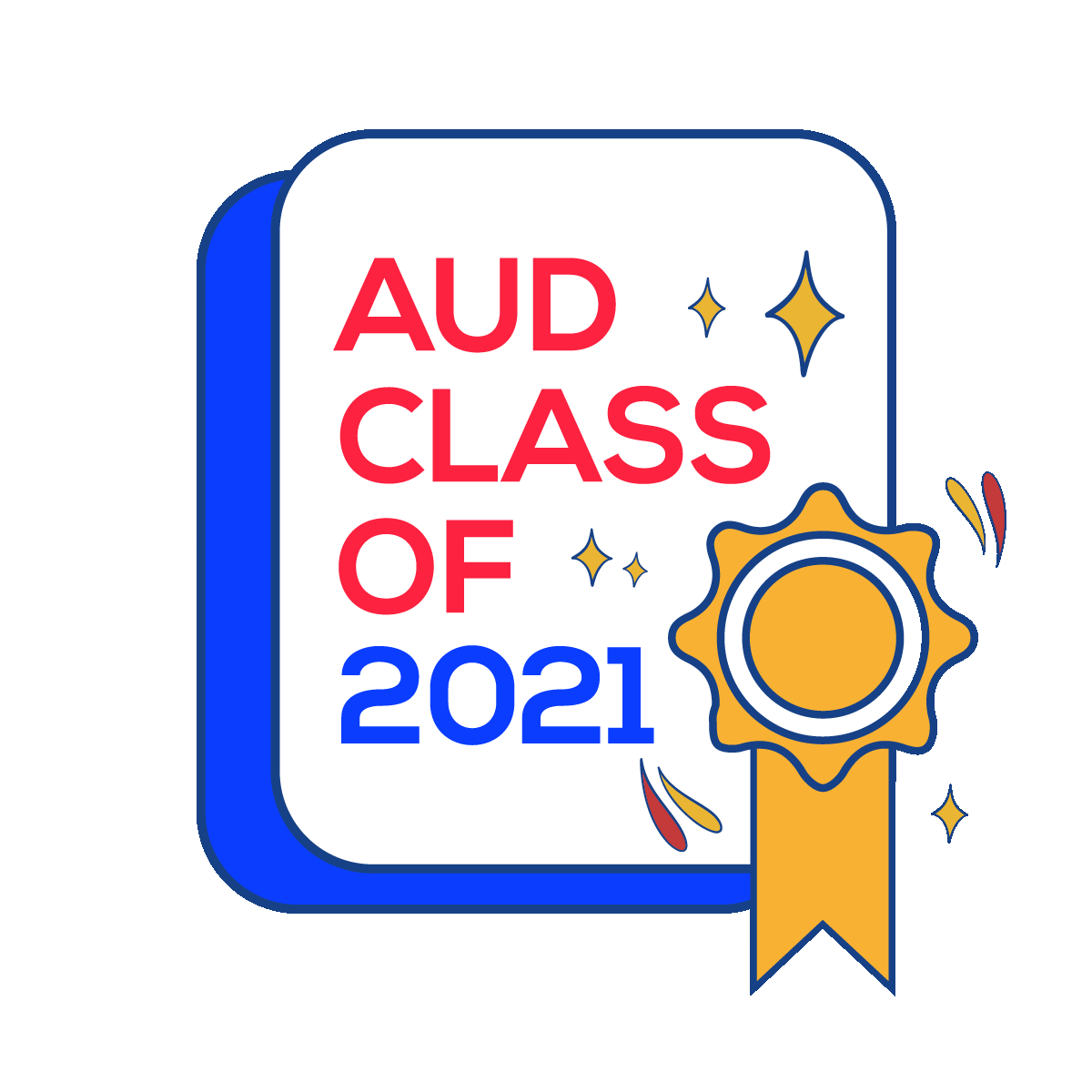 AUD Sticker