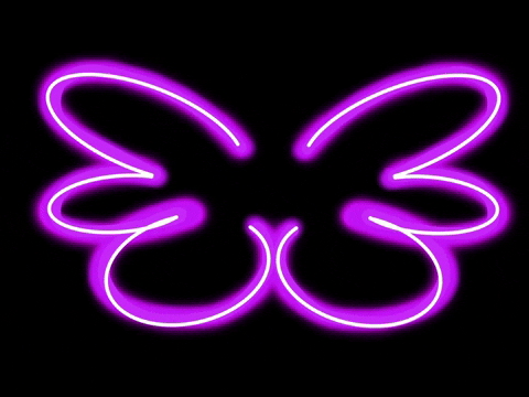 Discord Pfp Neon Purple Lights GIF