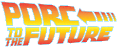 Back To The Future Sticker by PORC A PORTER