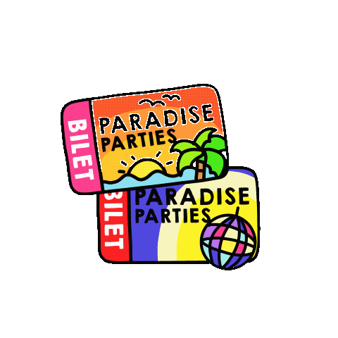 Party Summer Sticker by Paradise Parties