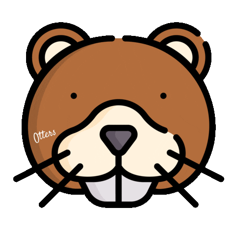 Otter Sticker by Forest Ridge School