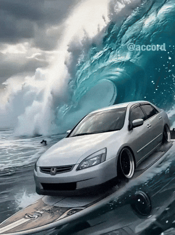 Honda Surfing GIF