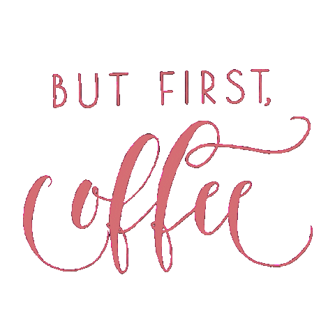 But First Coffee Hello Sticker