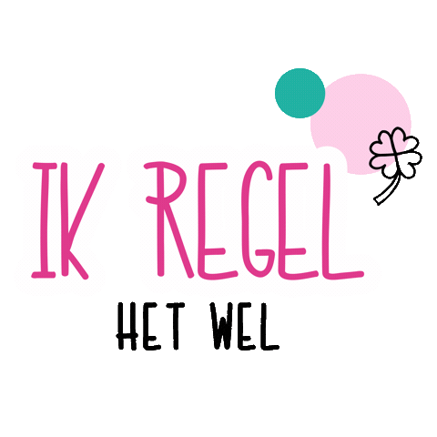 Regelen Sticker by miekinvorm
