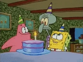  spongebob squarepants birthday happy birthday spongebob squidward GIF