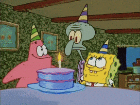 Happy Birthday GIF by SpongeBob SquarePants