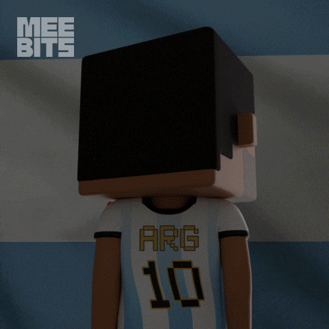 World Cup Football GIF by Meebits