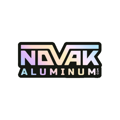 Novak Aluminum Sticker