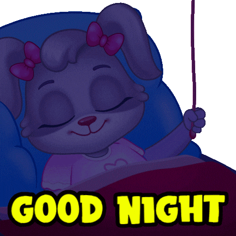 Good Night Sticker by Lucas and Friends by RV AppStudios