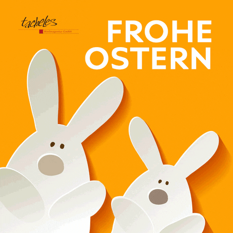 tacheles_werbeagentur marketing advertising happy easter easter bunny GIF