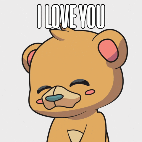 I Love You Kiss GIF by Kabu by kabufriends