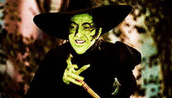 wizard of oz laughing GIF
