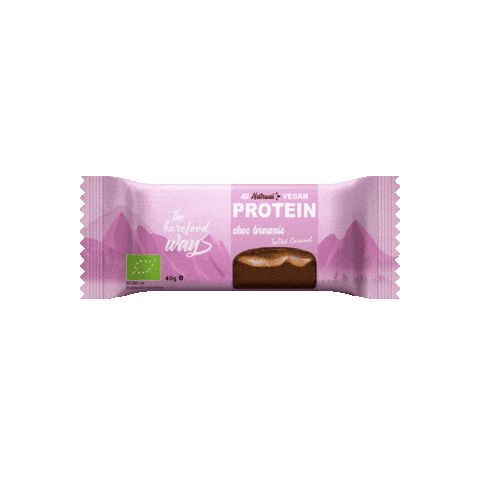 Veganproteinbar Sticker by the barefood way