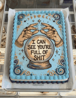 Youre Wrong Crystal Ball GIF by Honest Cakes