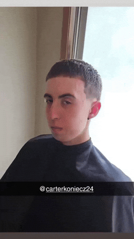 Carter Busted Haircut Lmao GIF