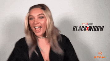Excited Black Widow GIF by Regal
