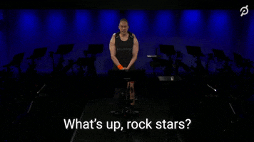 Whats Up Rock Stars GIF by Peloton