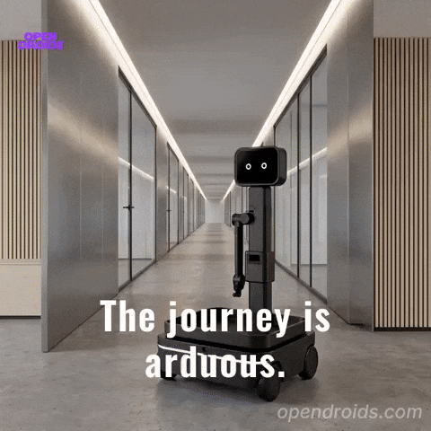 Robot Struggle GIF by OpenDroids