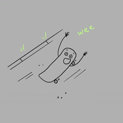 Happy Skateboard GIF by cynomys
