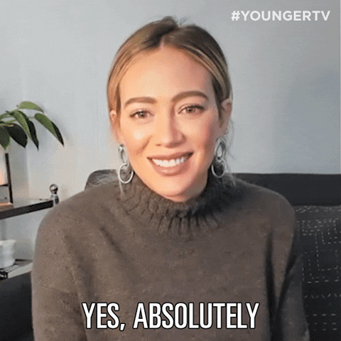 Hilary Duff Yes GIF by TV Land