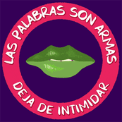 Words are weapons, stop bullying - dial 211 Spanish text